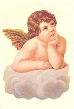 Kort - Glansbillede Raphaels engel