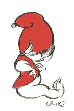 Kort - Christels Julebarn med bar mave