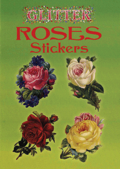 Stickersbog - Glitter Roses
